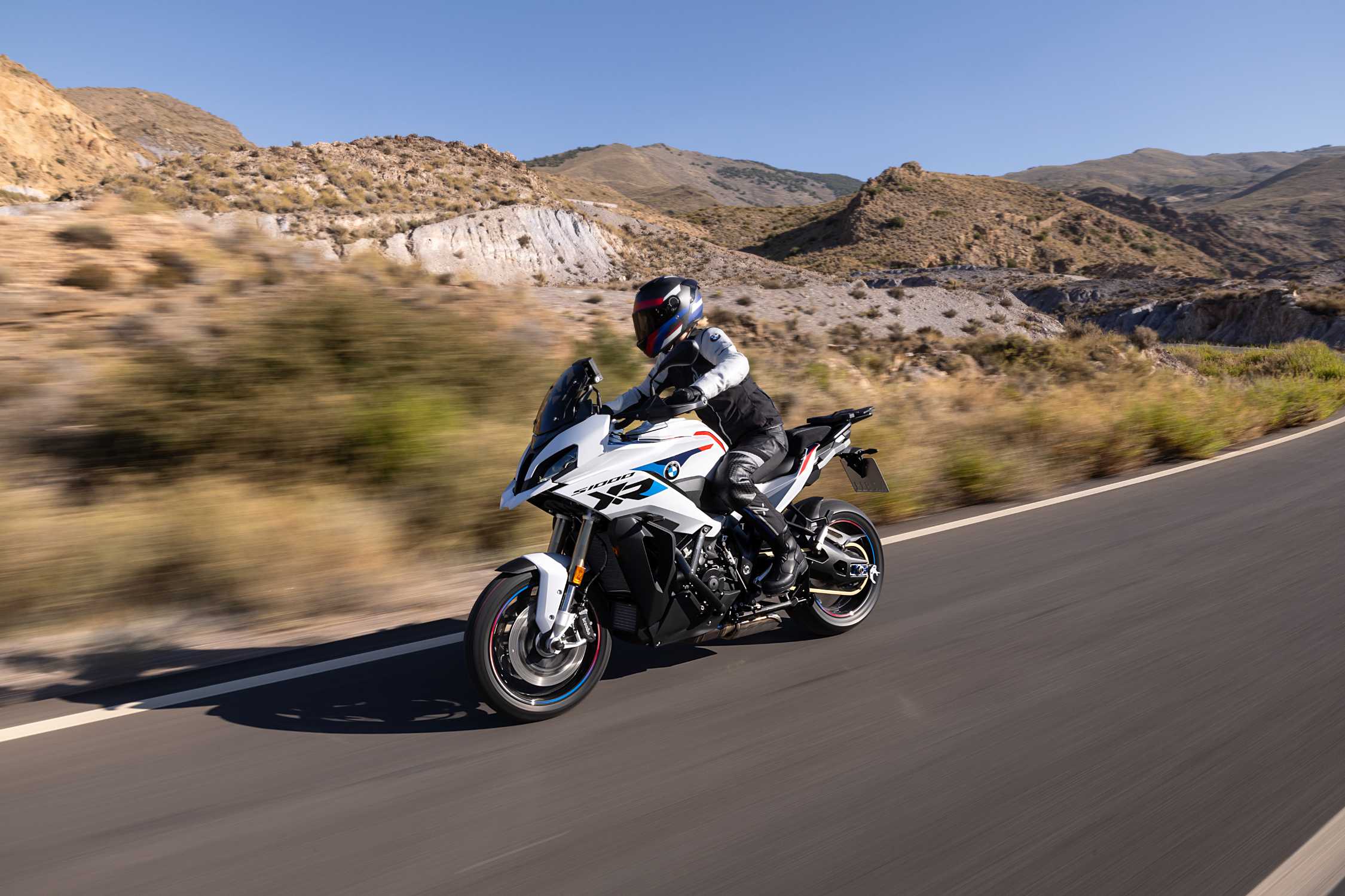 2025 BMW S 1000 XR being driven in Alhambra, CA